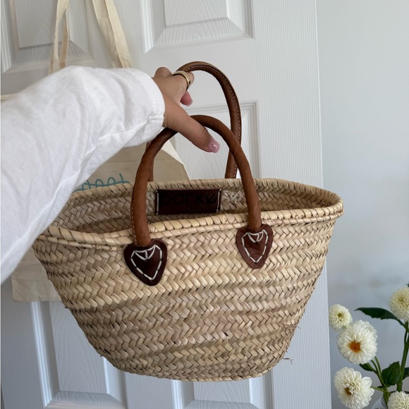 Parke Straw Summer Tote Bag - Picture 2 of 4